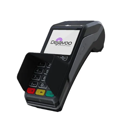 Dejavoo Z8 countertop payment terminal with keypad
